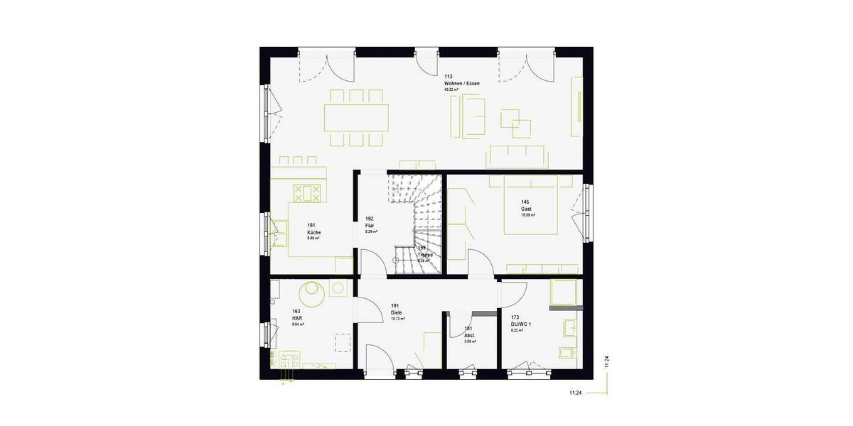 Einfamilienhaus Hürtgenwald Vossenack - 8 Zimmer, 201 m&sup2;, 363.678&euro; | Angebot:26798449