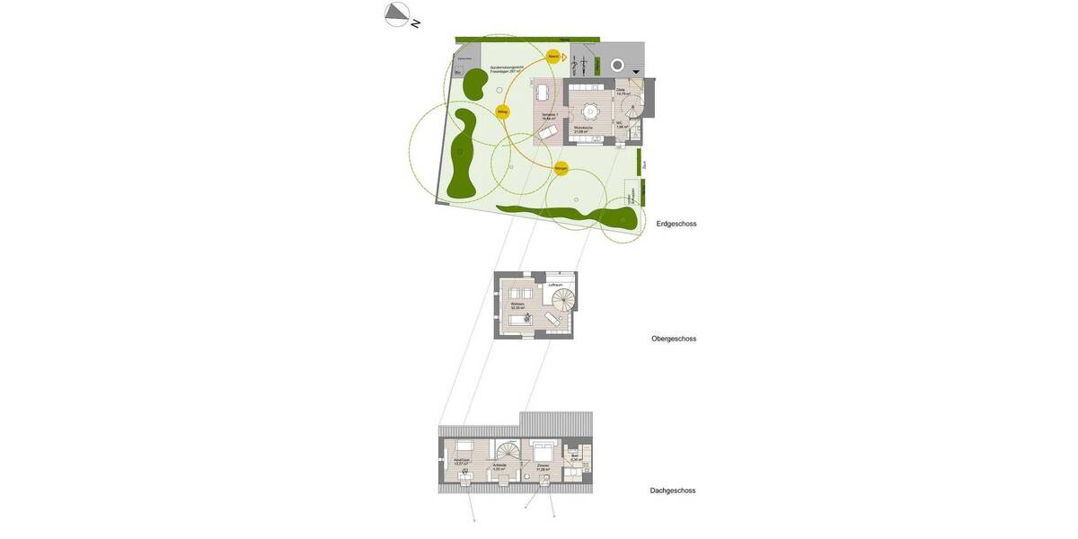 Reihenendhaus Aachen Aachen-Mitte - 4 Zimmer, 117 m&sup2;, 539.495&euro; | Angebot:26569315