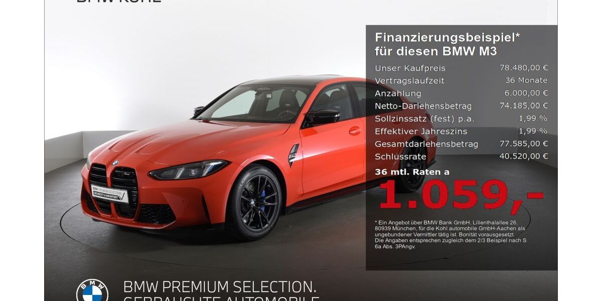 BMW M3 15.128 km 78.480 &euro; Aachen 52078