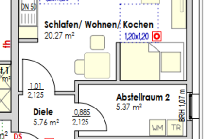 Wohnung Jülich - 1 Zimmer, 42 m&sup2;, 565&euro; | Angebot:27092302