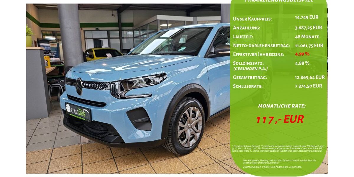 Citroen C3 6.700 km 14.749 &euro; Geilenkirchen 52511