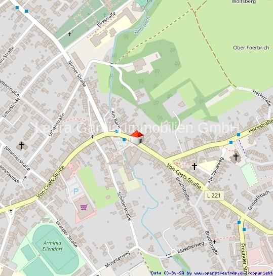 Etagenwohnung Aachen Eilendorf - 2 Zimmer, 51 m&sup2;, 750&euro; | Angebot:26381527