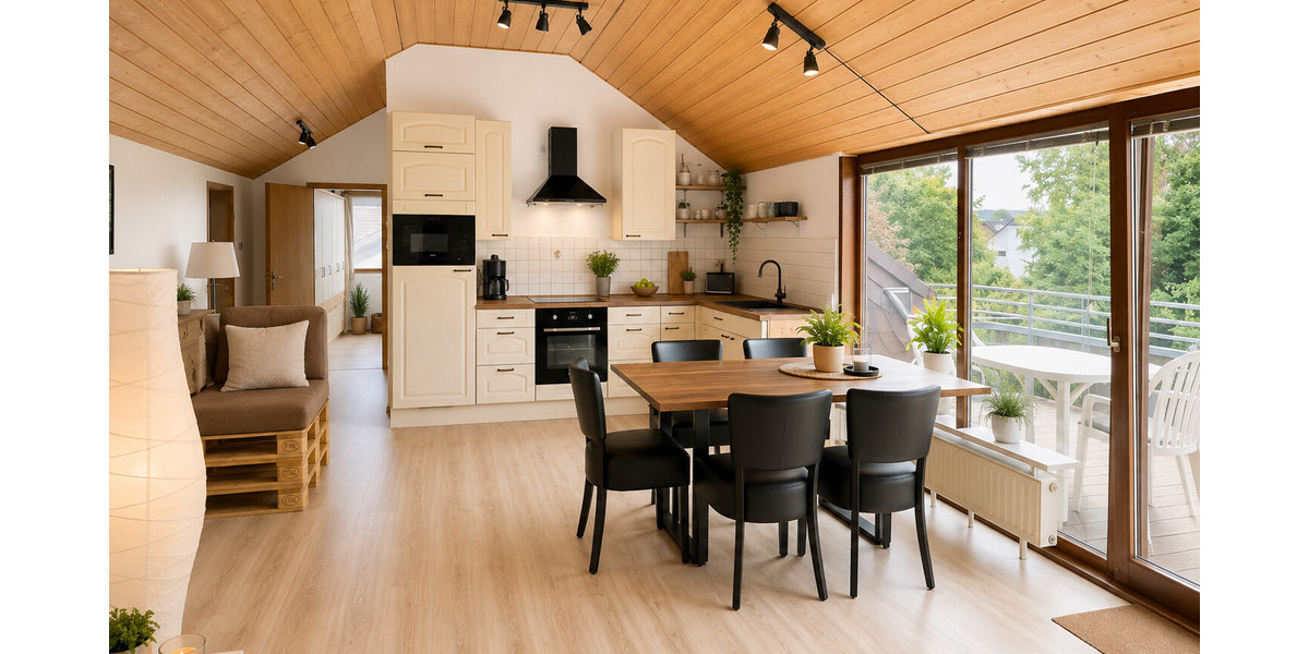 Roetgen – Zuhause über den Dächern der Eifel - Dachgeschoßwohnung Roetgen | Angebot:27289087