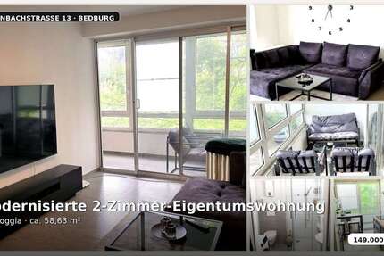 Wohnung Bedburg Blerichen - 2 Zimmer, 59 m&sup2;, 149.000&euro; | Angebot:26728878