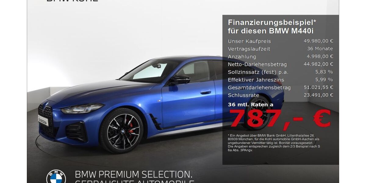 BMW M440 24.330 km 49.980 &euro; Aachen 52078