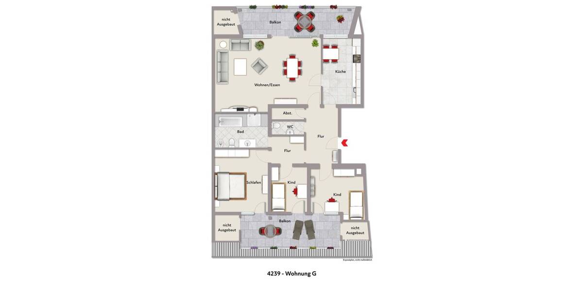Etagenwohnung Aachen Aachen-Mitte - 4 Zimmer, 130 m&sup2;, 489.000&euro; | Angebot:26411041