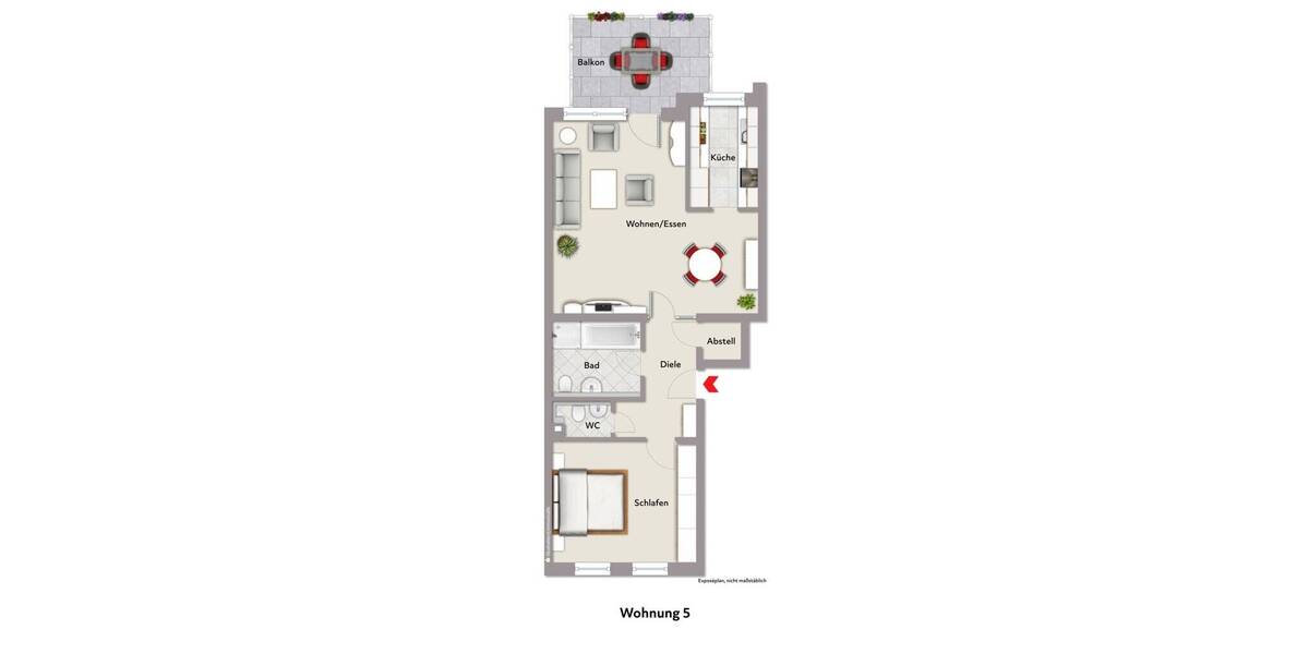 Etagenwohnung Herzogenrath Kohlscheid - 2 Zimmer, 74 m&sup2;, 199.000&euro; | Angebot:26176733