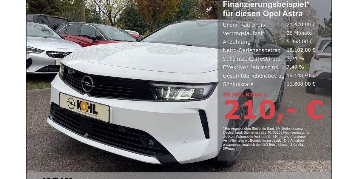 Opel Astra 16.300 km 19.950 &euro; Aachen 52078