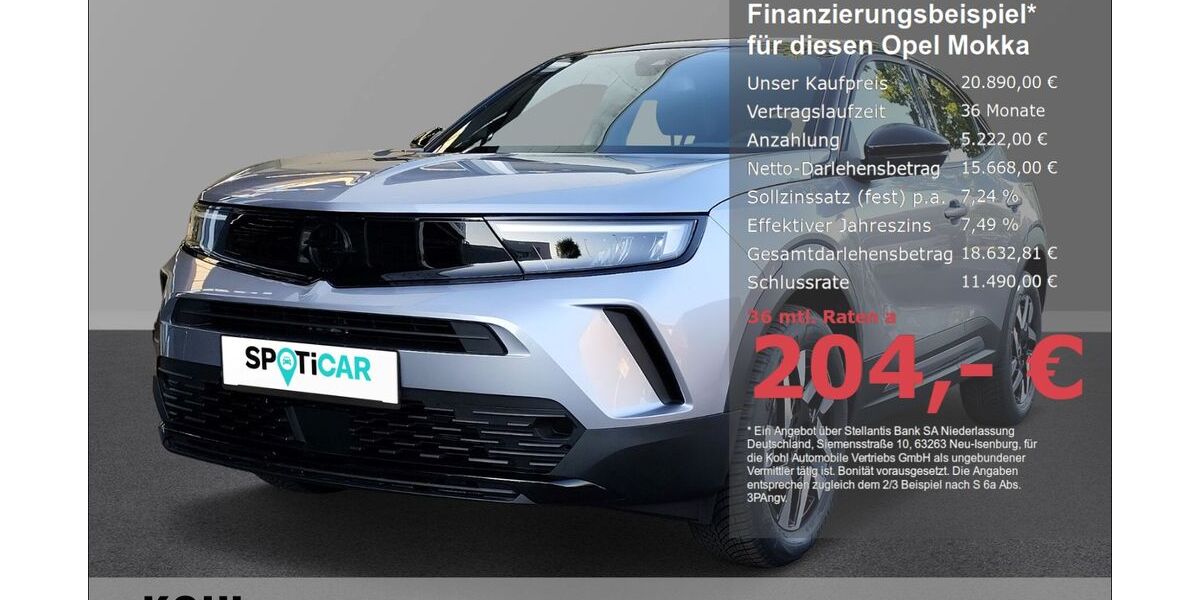 Opel Mokka 17.450 km 19.890 &euro; Aachen 52078