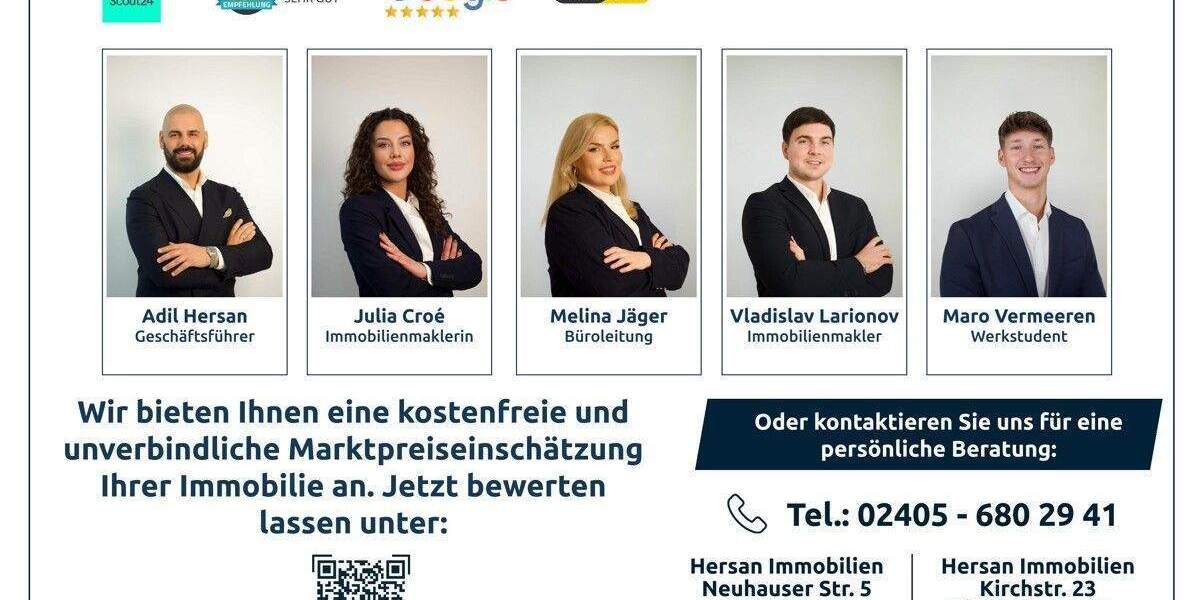 Etagenwohnung Aachen Aachen-Mitte - 3 Zimmer, 67 m&sup2;, 189.000&euro; | Angebot:25729505