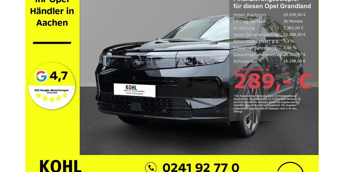 Opel Grandland (X) 8.000 km 29.450 &euro; Aachen 52078