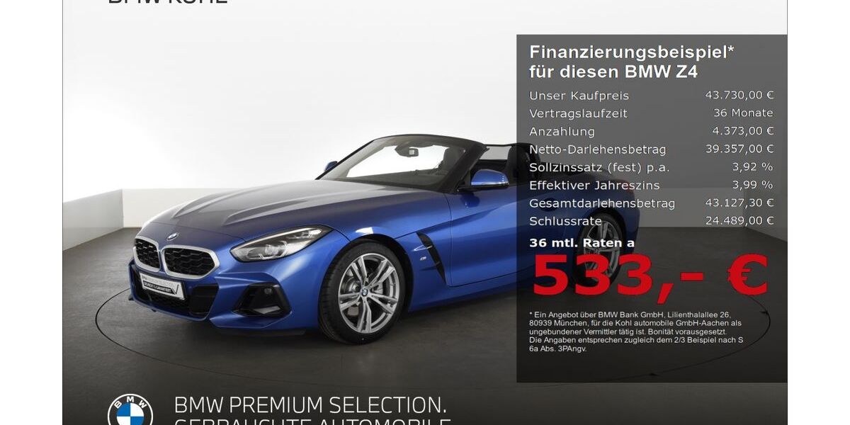 BMW Z4 8.535 km 43.730 &euro; Aachen 52078