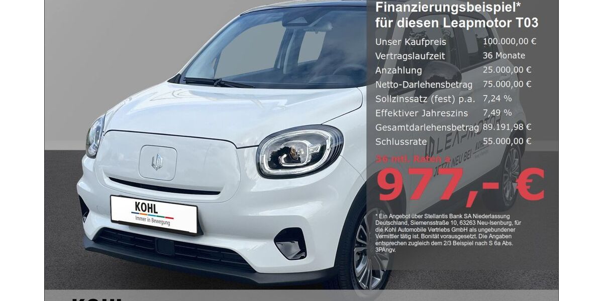 Leapmotor T03 3.000 km 18.990 &euro; Aachen 52078