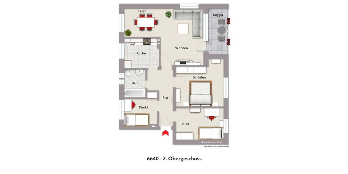 Etagenwohnung Aachen Aachen-Mitte - 4 Zimmer, 84 m&sup2;, 249.000&euro; | Angebot:26176715