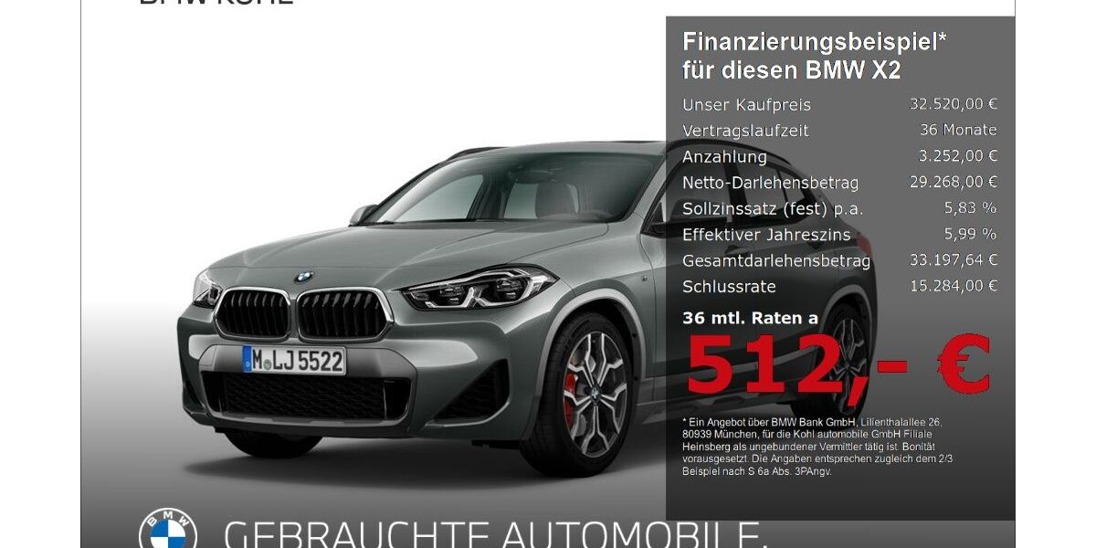 BMW X2 57.765 km 32.520 &euro; Heinsberg 52525