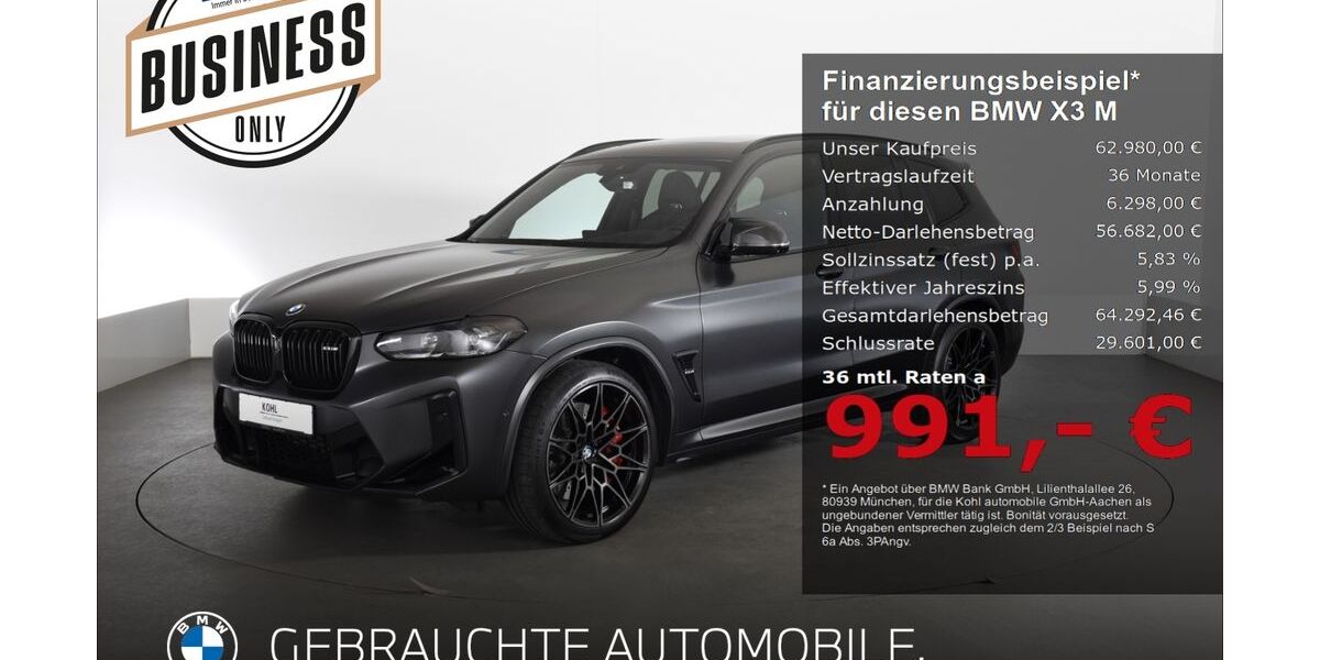 BMW X3 M 34.558 km 62.980 &euro; Aachen 52078