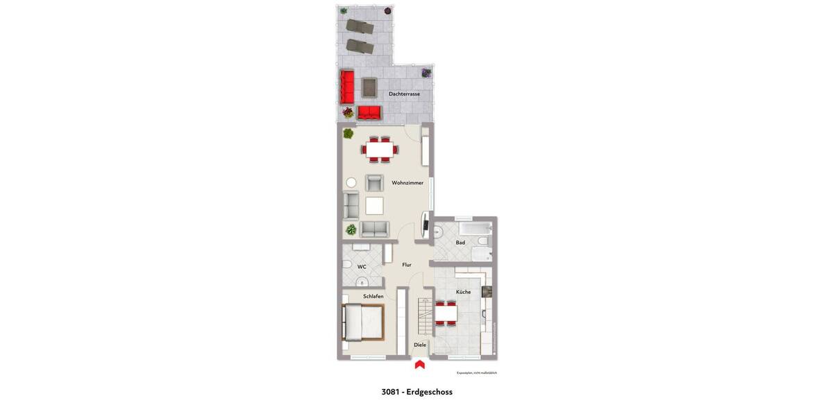 Reihenmittelhaus Stolberg (Rhld.) Münsterbusch - 5 Zimmer, 136 m&sup2;, 268.000&euro; | Angebot:26192162