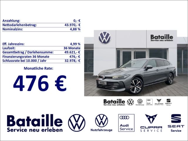 VW Passat Variant 9.500 km 43.970 &euro; Jülich 52428