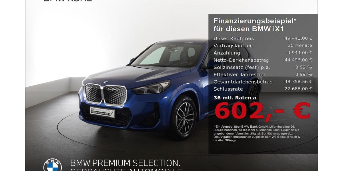 BMW iX1 16.564 km 49.440 &euro; Aachen 52078