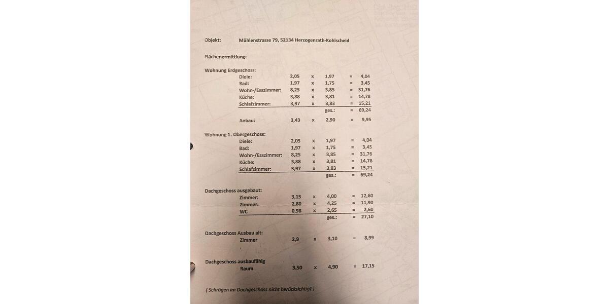 Einfamilienhaus Geilenkirchen - 10 Zimmer, 140 m&sup2;, 420.000&euro; | Angebot:26004373