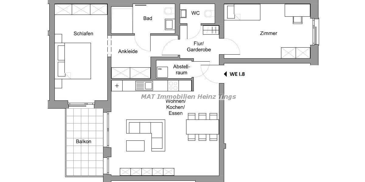 Etagenwohnung Herzogenrath - 3 Zimmer, 89 m&sup2;, 331.900&euro; | Angebot:26730515