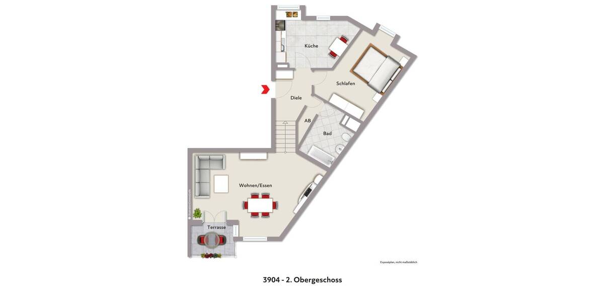 Etagenwohnung Aachen Aachen-Mitte - 2 Zimmer, 70 m&sup2;, 249.000&euro; | Angebot:26176686