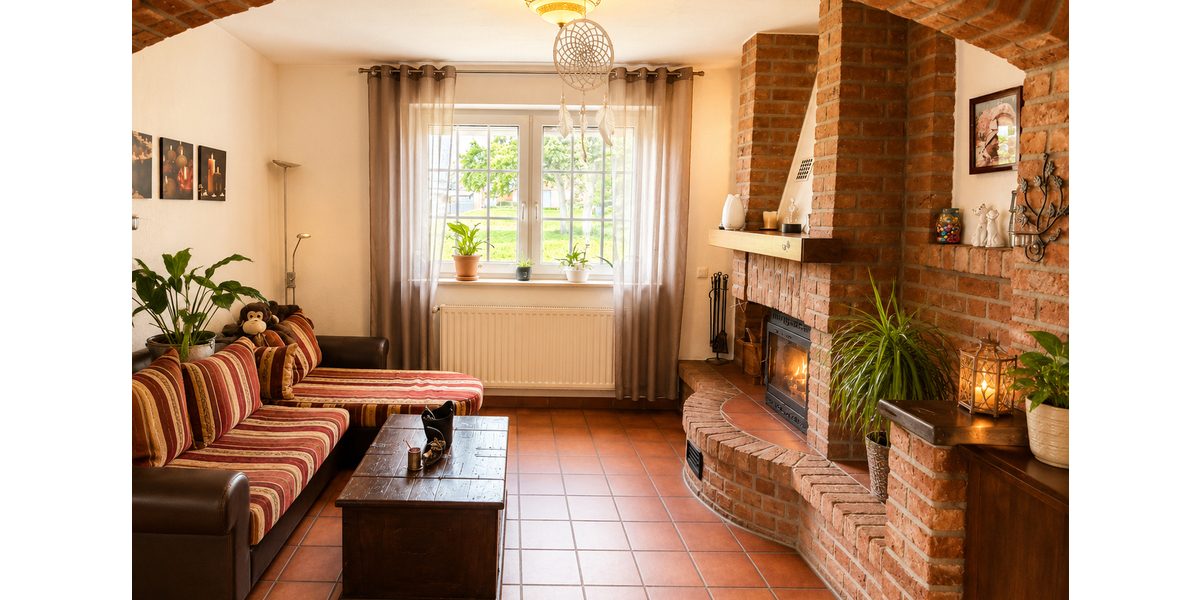 3D: Familienglück in ruhiger Lage - Sehr gepflegtes Einfamilienhaus mit Kamin, Balkon und viel Platz - Reihenendhaus Gangelt | Angebot:26748668