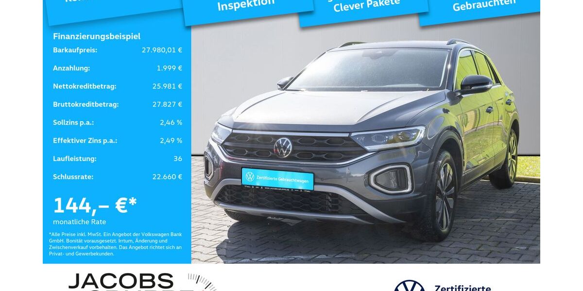 VW T-Roc 29.743 km 27.980 &euro; Heinsberg 52525