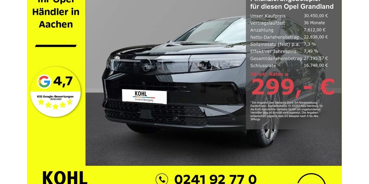 Opel Grandland (X) 5.900 km 29.950 &euro; Aachen 52078