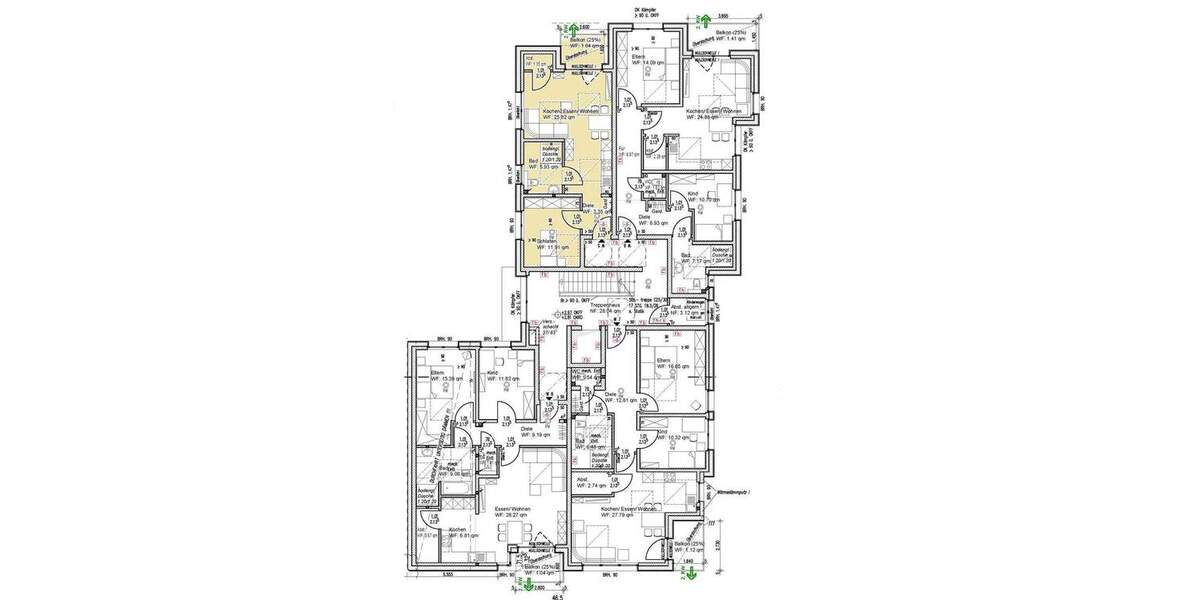 Etagenwohnung Geilenkirchen / Niederheid Tripsrath - 2 Zimmer, 49 m&sup2;, 212.200&euro; | Angebot:25687012