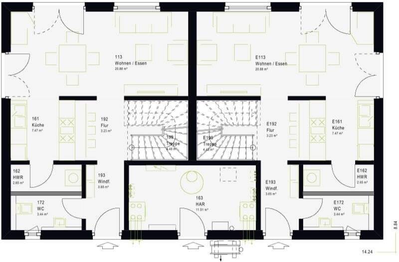 Einfamilienhaus Bedburg Kaster - 1 Zimmer, 186 m&sup2;, 427.058&euro; | Angebot:26798476