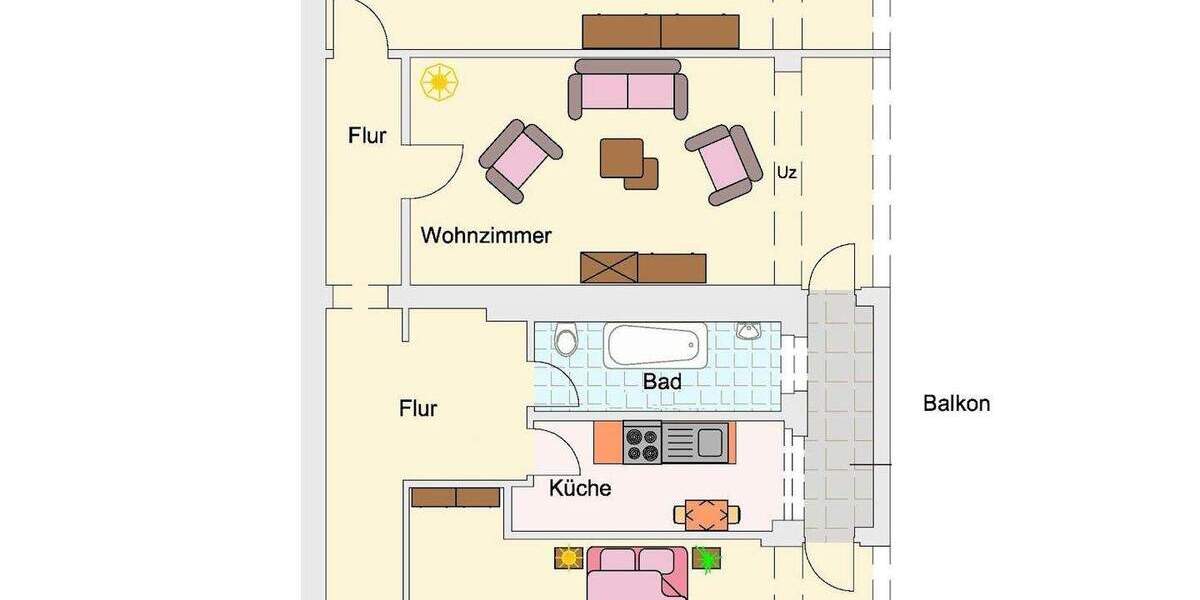 Etagenwohnung Aachen Frankenberger Viertel - 3 Zimmer, 102 m&sup2;, 980&euro; | Angebot:25728206