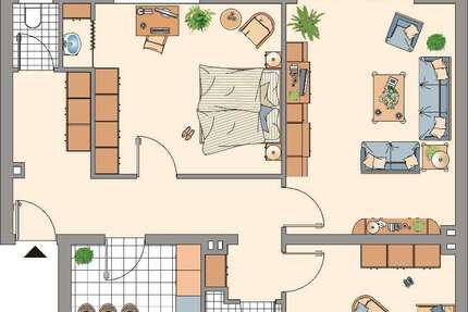 Wohnung Stolberg Donnerberg - 3.5 Zimmer, 87 m&sup2;, 809&euro; | Angebot:26334364