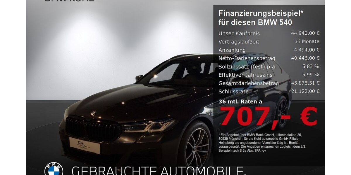 BMW 540 76.451 km 44.240 &euro; Aachen 52078