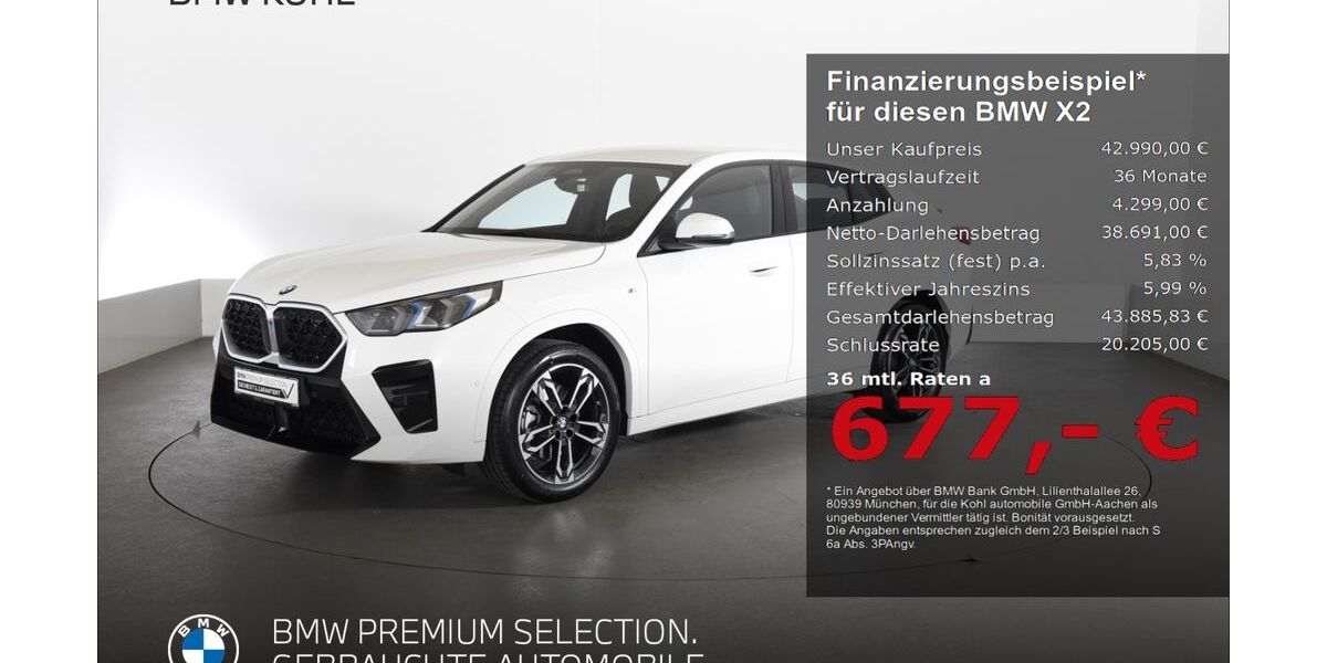 BMW X2 9.943 km 42.990 &euro; Aachen 52078