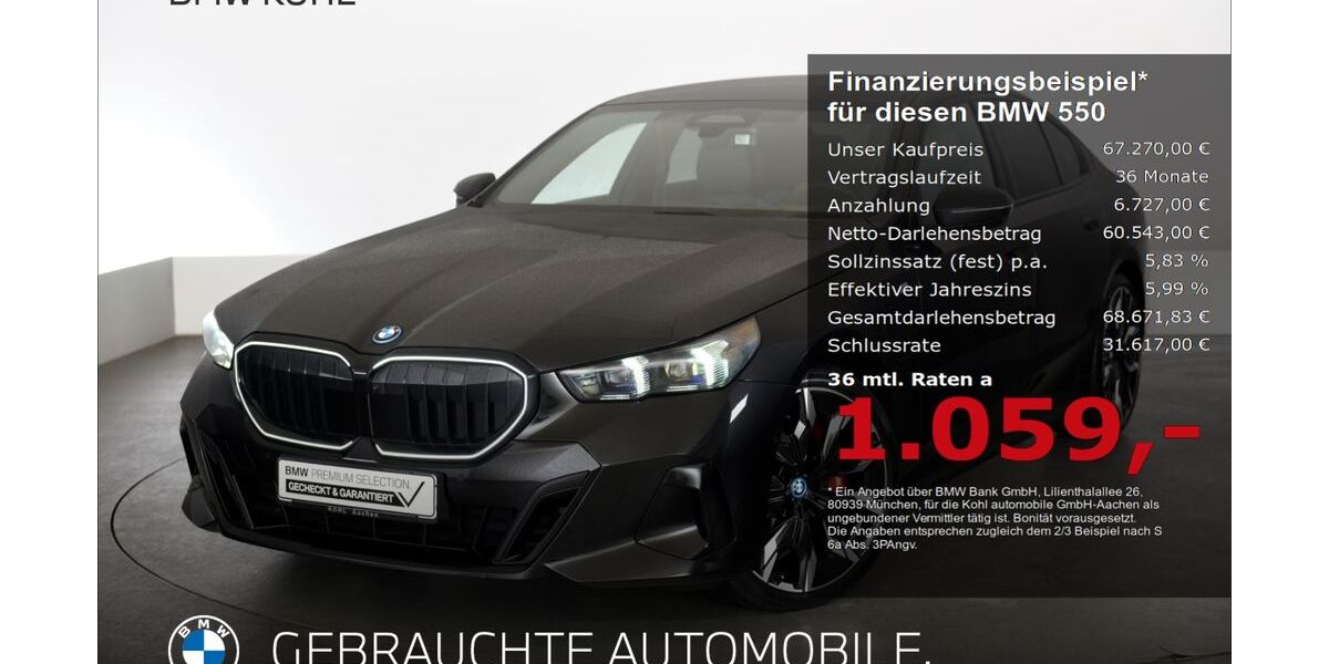BMW 550 19.176 km 67.270 &euro; Aachen 52078