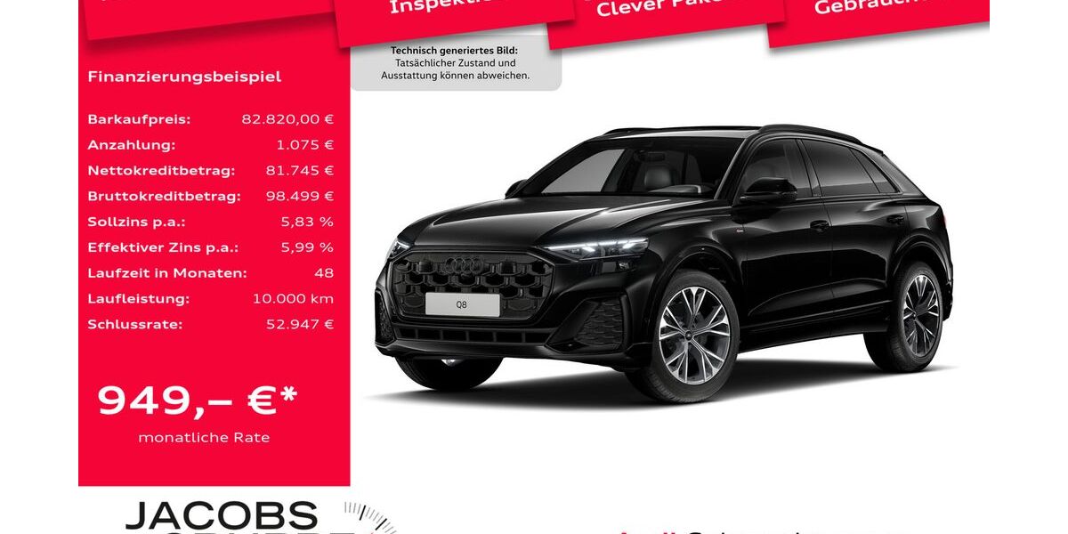 Audi Q8 9.863 km 81.820 &euro; Aachen 52078