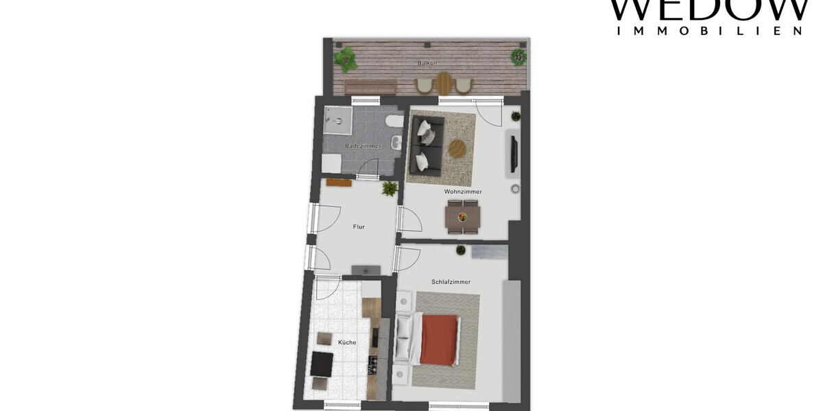Aachen – Urbanes Anlageobjekt mit klarer Struktur und Balkon - Etagenwohnung Aachen Aachen-Mitte | Angebot:27288995