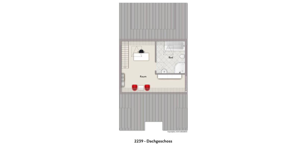 Etagenwohnung Aachen Richterich - 2 Zimmer, 45 m&sup2;, 199.000&euro; | Angebot:26192231