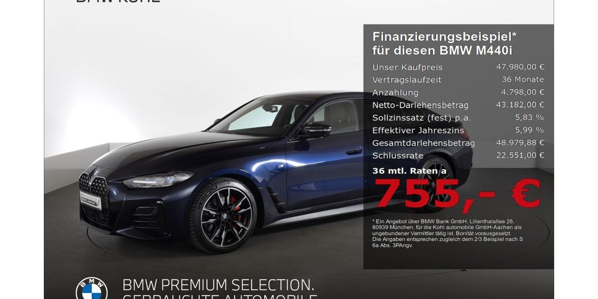 BMW M440 36.679 km 47.470 &euro; Aachen 52078