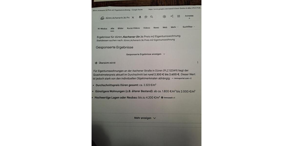 Etagenwohnung Düren - 3 Zimmer, 83 m&sup2;, 185.000&euro; | Angebot:26942354