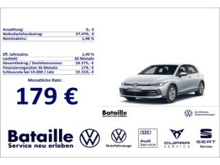 VW Golf 8.777 km 27.970 &euro; Jülich 52428