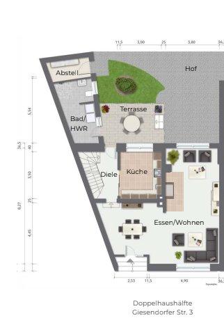 Reihenhaus Elsdorf - 4 Zimmer, 129 m&sup2;, 1.550&euro; | Angebot:26037342