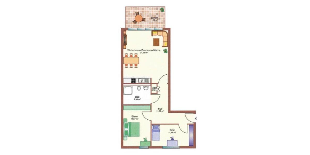 Erdgeschoßwohnung Düren Distelrath - 3 Zimmer, 80 m&sup2;, 310.000&euro; | Angebot:24563670