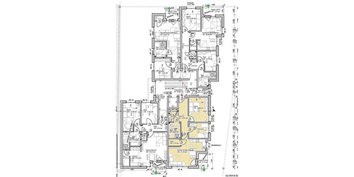 Etagenwohnung Geilenkirchen / Niederheid Tripsrath - 3 Zimmer, 79 m&sup2;, 333.800&euro; | Angebot:25686984