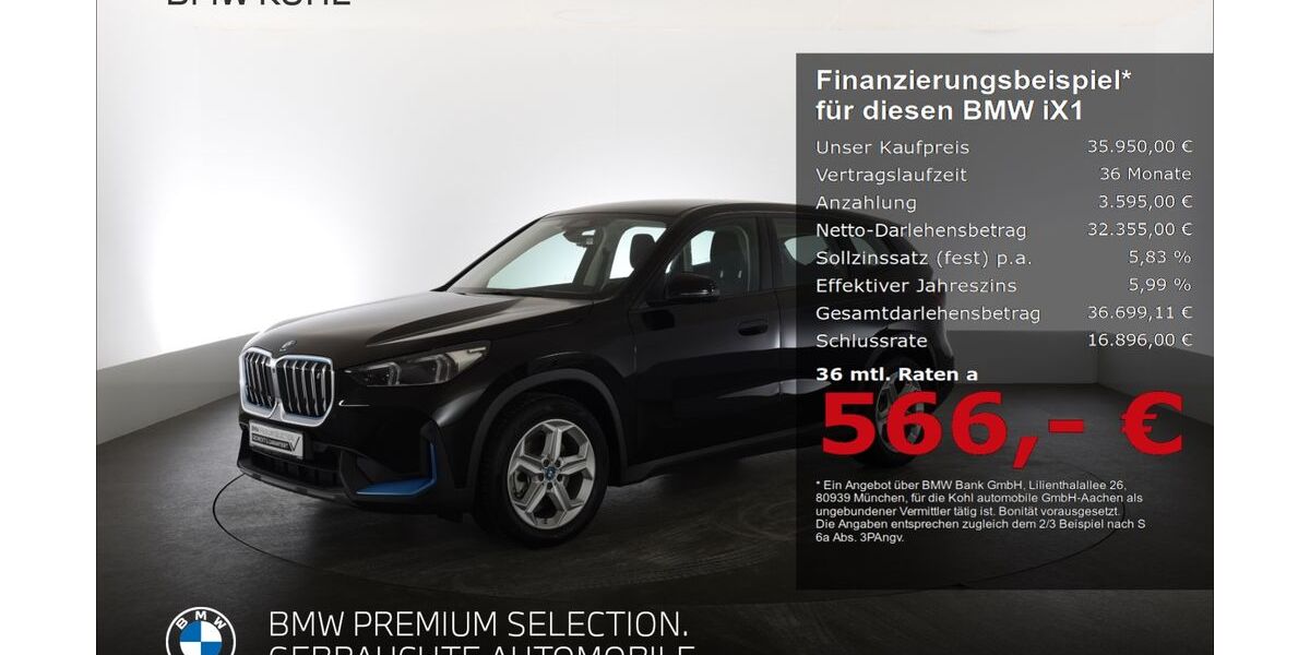 BMW iX1 8.161 km 35.950 &euro; Aachen 52078