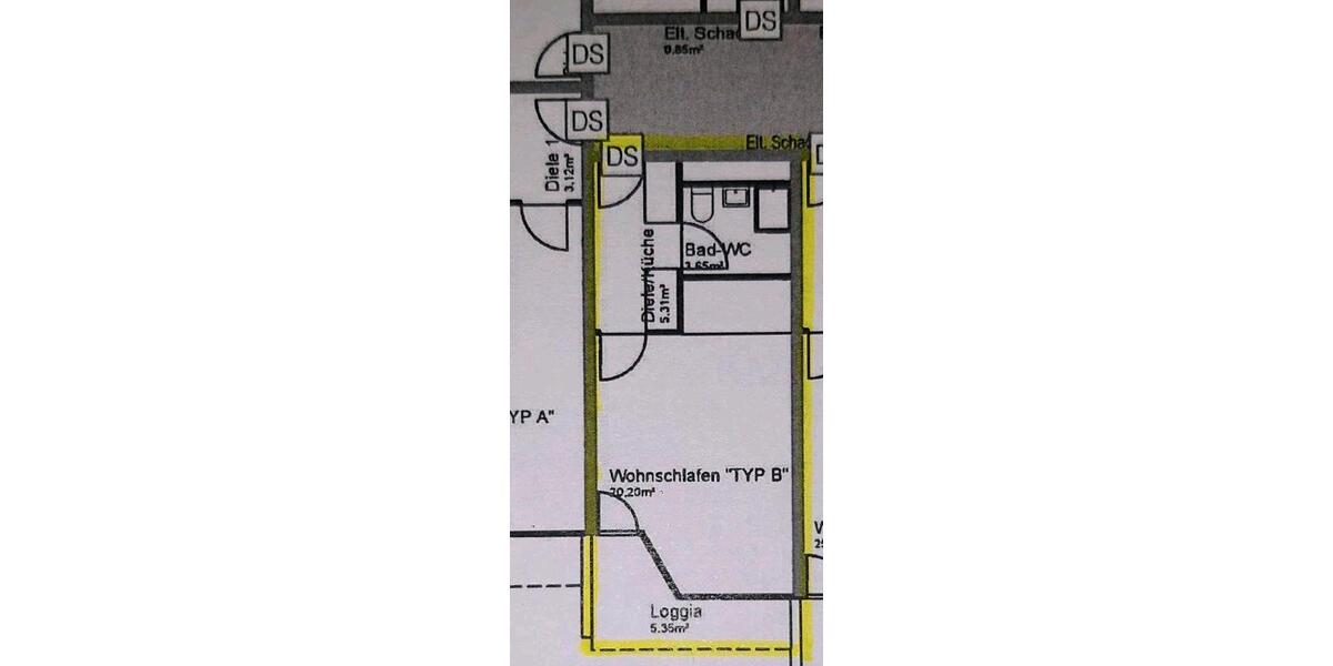 Etagenwohnung Aachen Aachen-Mitte - 1 Zimmer, 32 m&sup2;, 90.999&euro; | Angebot:26130276