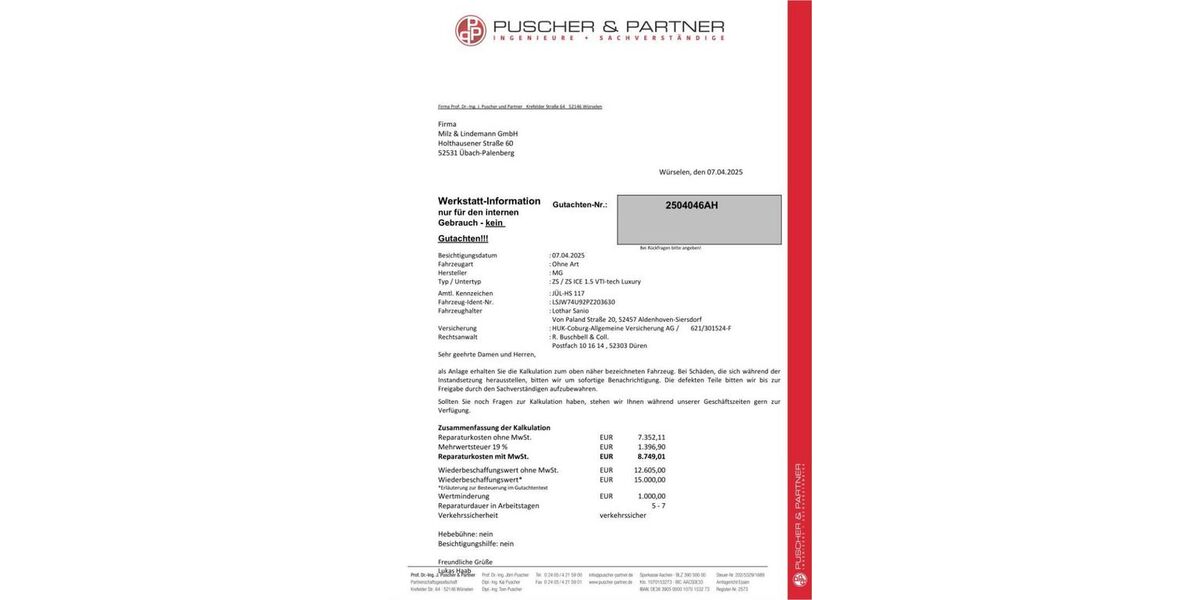 MG ZS 44.750 km 9.990 &euro; Übach Palenberg 52531