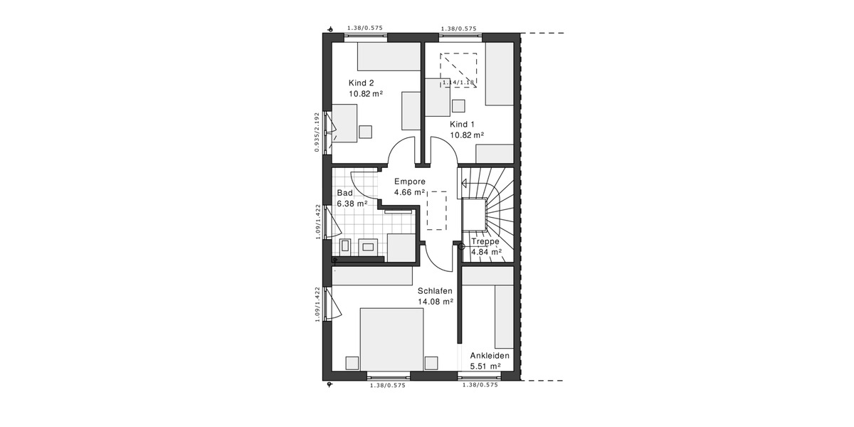 Doppelhaushälfte Erkelenz - 3 Zimmer, 115 m&sup2;, 377.500&euro; | Angebot:25675497