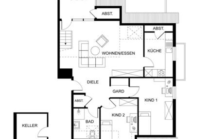 Kohlscheid – Wohnen auf zwei Ebenen, investieren mit Weitblick - Wohnung Herzogenrath | Angebot:27289406